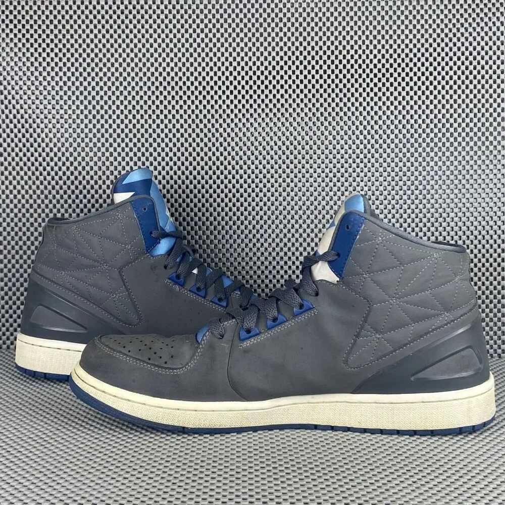 Nike Air Jordan 1 Flight 3 Sneakers Mens 12 Gray Blue Lace Up
